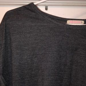 Ardene Tops - Grey cropped tee, very comfy & casual Ardene Tops - Grey cropped tee, very comfy & casual